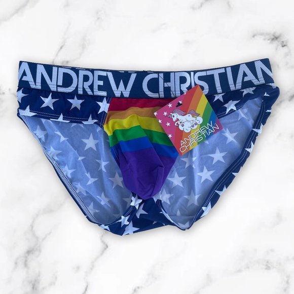 Andrew Christian Other - NWT Andrew Christian Star Pride Brief